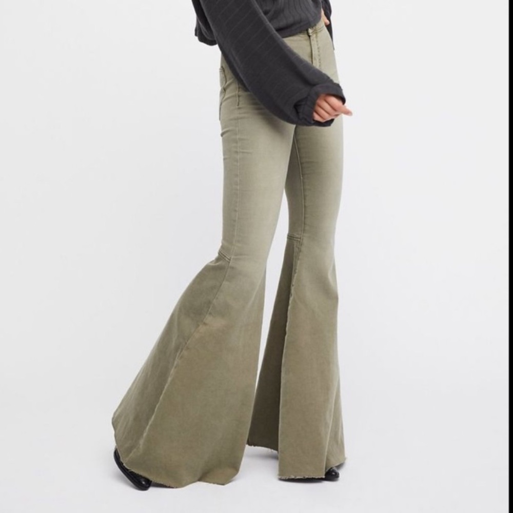 Free People Just Float On Flare Pants
